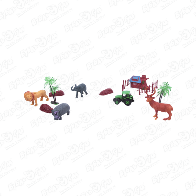 цена Набор игровой фигурки Lanson Toy Дикие животные