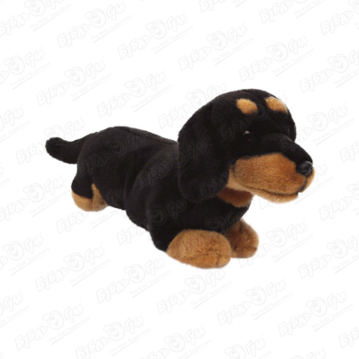 Игрушка мягконабивная Leosco Такса черная игрушка мягконабивная leosco щенок папийон