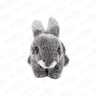 Игрушка мягконабивная Leosco Кролик серый игрушка мягконабивная leosco щенок папийон