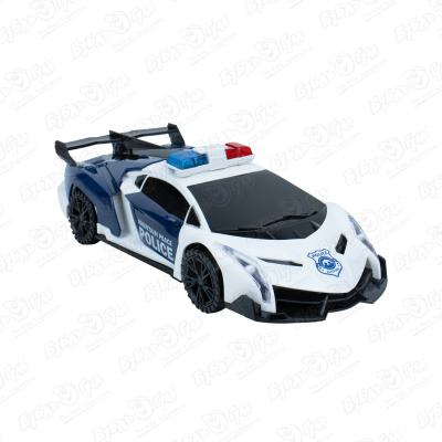 Машина Lanson Toys Super Police моторизированная световые звуковые эффекты