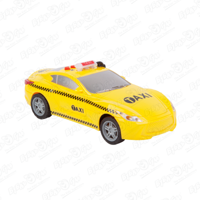 Машина Lanson Toys Taxi инерционная световые звуковые эффекты 1:28