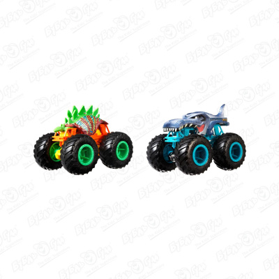 Набор Hot Wheels Monster Trucks Oversized автомобили 2шт в ассортименте