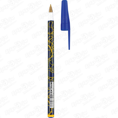 Ручка шариковая Centrum Gold синие чернила ручка шариковая centrum silver 0 7мм синие чернила