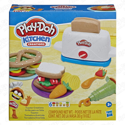 Набор игровой Play-Doh Тостер игровой набор с пластилином hasbro play doh конфетти f5949rc0