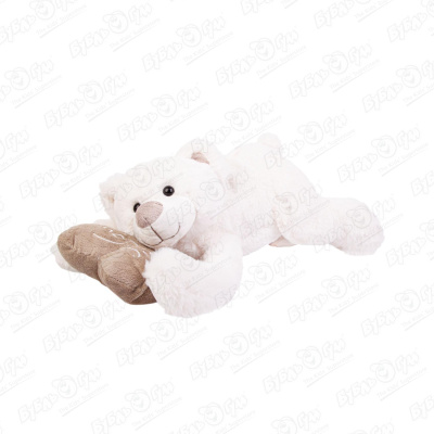 Игрушка мягкая медвежонок с сердцем игрушка сувенир iceberg медвежонок с сердцем