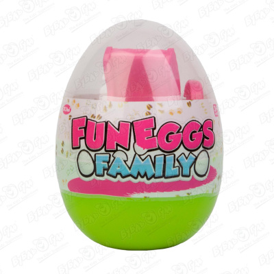 Игрушка в яйце FUNNEGGS FAMILY Питомец на отдыхе