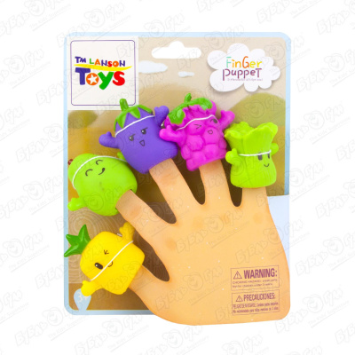 Театр пальчиковый Lanson Toys ПВХ фрукты с 3 лет