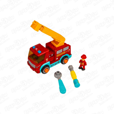 Игрушка музыкальная Lanson Toys Пожарная машина с шуруповертом