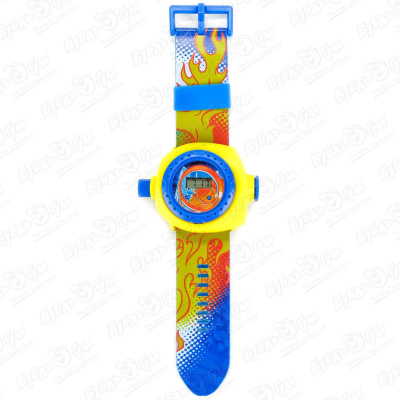 Часы УМка Ралли с проектором с 3лет развивающая игрушка умка часы с проектором ралли желтый синий