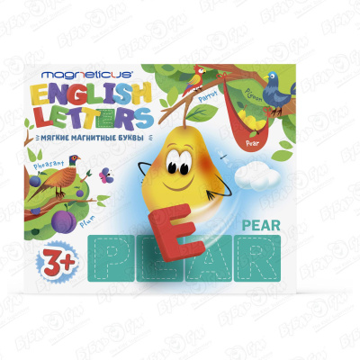Набор магнитный Magneticus английский язык в картонной коробке с 3 лет игровой набор magneticus формы и цвета в картонной коробке