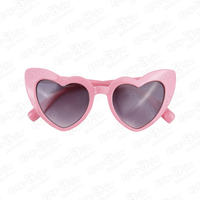 Очки солнцезащитные Lanson Kids Сердечко розовые очки солнцезащитные lanson kids сердечко голубые