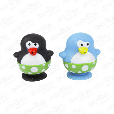 цена Игрушка для ванны Bondibon Пингвины брызгалка