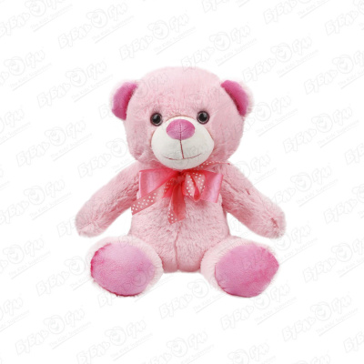 Игрушка мягкая Медведь Даня розовый 45см мягкая игрушка наклз 45см