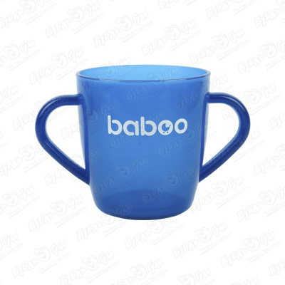 Кружка baboo с ручками синяя 200мл