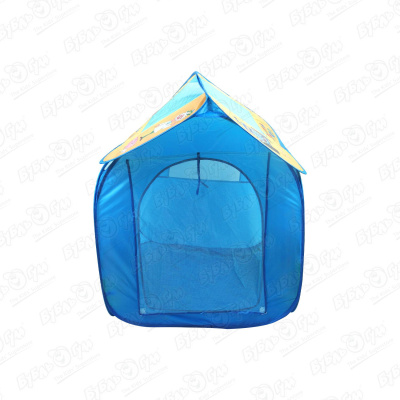 Палатка детская игровая Синий трактор 83х80х105см