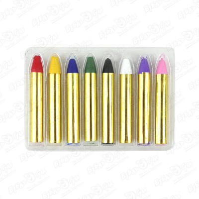 цена Набор Краски-Грим в контурных карандашах 8цветов