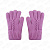 Перчатки Lanson Kids с узором спираль фиолетовые