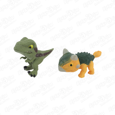 Набор фигурок Kiddie Play динозавры меняют цвет 2шт в ассортименте цена и фото