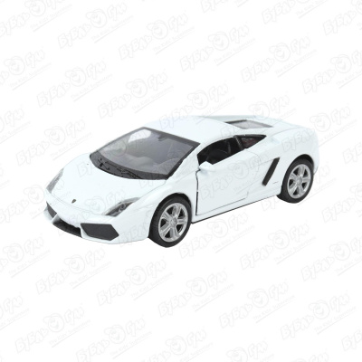цена Машинка Welly Lamborghini металлическая Gallardo инерционная 1:38 в ассортименте