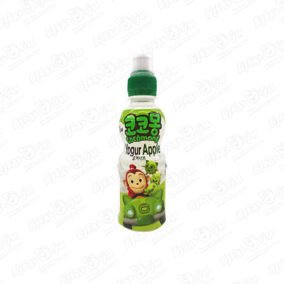 Напиток йогуртовый Cocomong со вкусом яблока 200мл напиток со вкусом зеленого яблока fit rx l kar 3200 500 мл