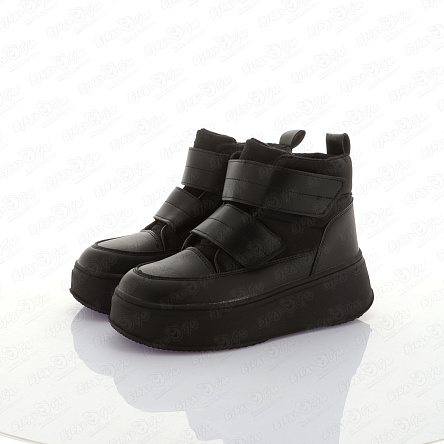 Сапоги Barbaris утепленные на двойной липучке матовые черные - фото 360 Сапоги Barbaris утепленные на двойной липучке матовые черные - фото 360