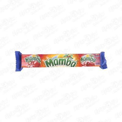 Конфеты жевательные Mamba классические 79,5г жевательные конфеты mamba пираты 70 г