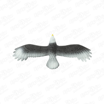 Слэп-браслет резиновый Орел черно-белый