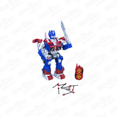 Робот-трансформер Lanson Toys Tower Thunder р/у красно-синий с 3лет