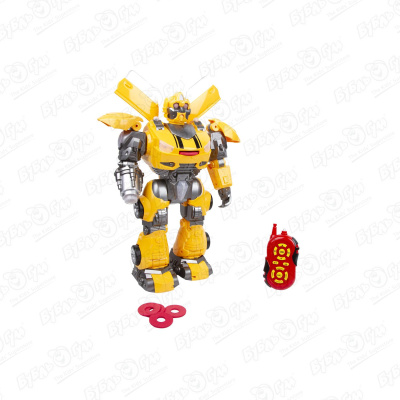 Робот-трансформер Lanson Toys Tyrant Wasp р/у желтый с 3лет