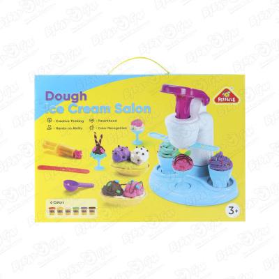 Набор для лепки Lanson Toys Мороженница 6цветов 19предметов набор посуды 19предметов
