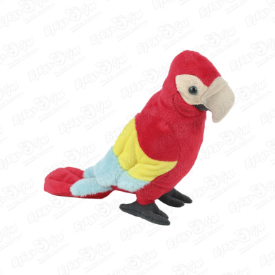 цена Игрушка мягконабивная Попугай какаду 25см