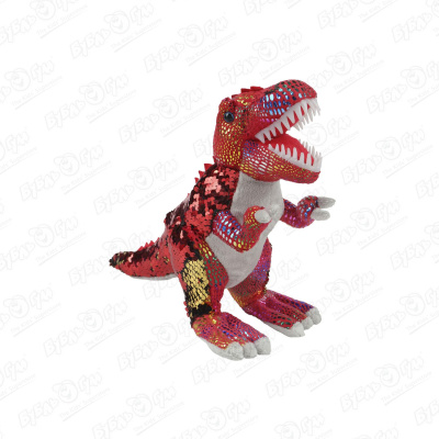 Игрушка мягконабивная Тиранозавр в пайетках 40см игрушка мягконабивная авокадо 40см