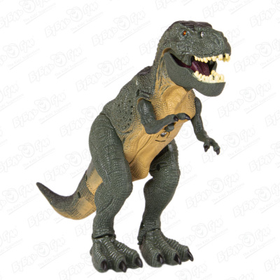 Динозавр-робот звук свет движение динозавр на ру с аккумулятором свет звук пар в коробке движение сказки песни подвижные хвост и челюсть zya a3124 2