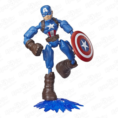 Фигурка Бенди «Мстители. Капитан Америка» 15 см фигурка бенди человек паук 15 см
