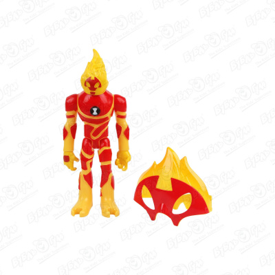 Фигурка BEN 10 Человек-огонь и маска XL ben 10 игровой набор алмаза фигурка xl маска