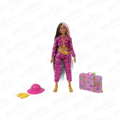 Кукла Barbie Путешественница в розовом с аксессуарами