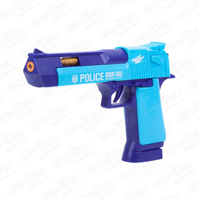 Пистолет Lanson Toys полицейский световые звуковые эффекты трек lanson toys гибкий световые звуковые эффекты 331деталь