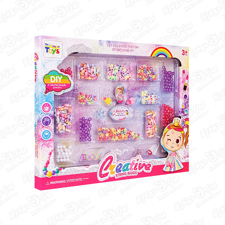 Набор бусин Lanson Toys Creative Beads средний 100бусин