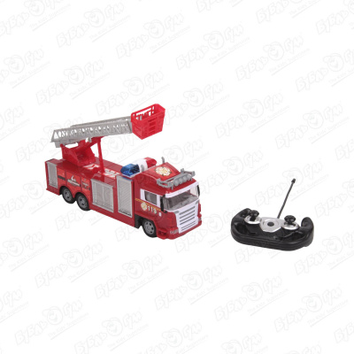 Машина пожарная Lanson Toys р/у акб с 3лет машина lanson toys амфибия трюковая р у акб с 3лет