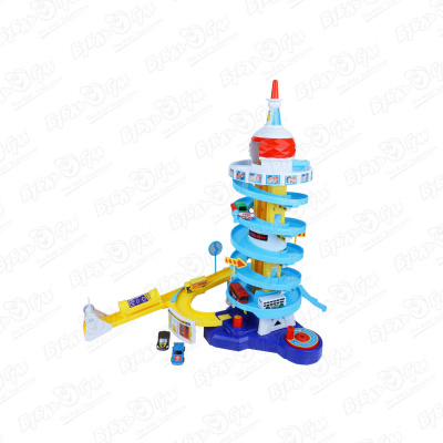 Игровой набор Lanson Toys Башня парковка световые и звуковые эффекты