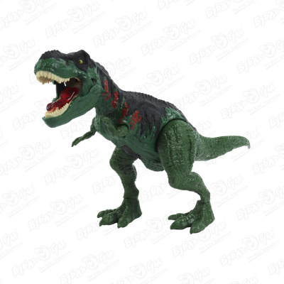 цена Фигурка Lanson toys Тиранозавр со светом и звуком 14см