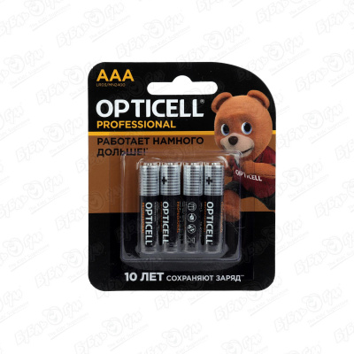 цена Батарейки Opticell Professional AAA 4шт