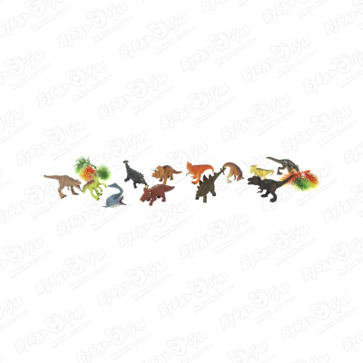 Набор фигурок Lanson Toys Динозавры в тубе 18эл цена и фото