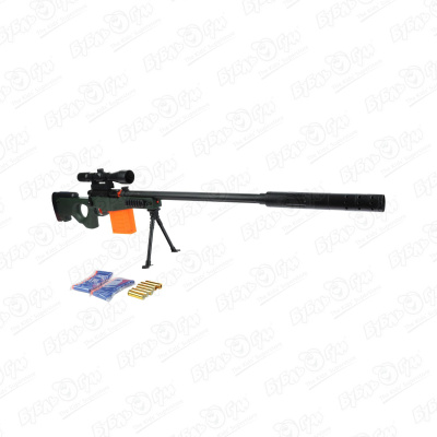 цена Винтовка снайперская Lanson Toys с мягкими пулями и вылетающими гильзами