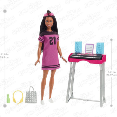 Игровой набор Barbie Бруклин с аксессуарами набор игровой barbie малибу с аксессуарами gyg39