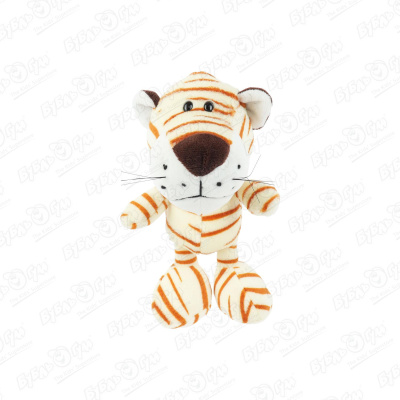 Игрушка мягкая Веселые зверята Тигрёнок 20см мягкая игрушка тигрёнок сафари 90 см