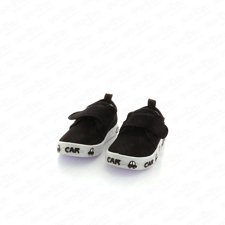 Кеды Pasito с объемными наклейками на подошве черные - фото 360