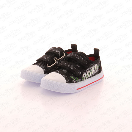 Кеды Pasito на двойной липучке принт Road бело-черные - фото 360 Кеды Pasito на двойной липучке принт Road бело-черные - фото 360