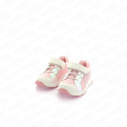 Кроссовки Pasito со вставками металлик с нашивкой сердце розовые - фото 360 Кроссовки Pasito со вставками металлик с нашивкой сердце розовые - фото 360