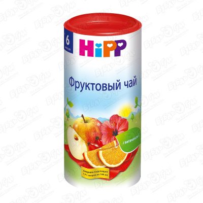Чай Hipp Organic фруктовый 200г с 6мес чай детский фруктовый с 6 мес hipp хипп 200г
